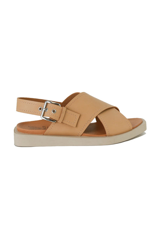 VICENTE-07 Cross-Strap Slingback Sandals - Beast Fashion