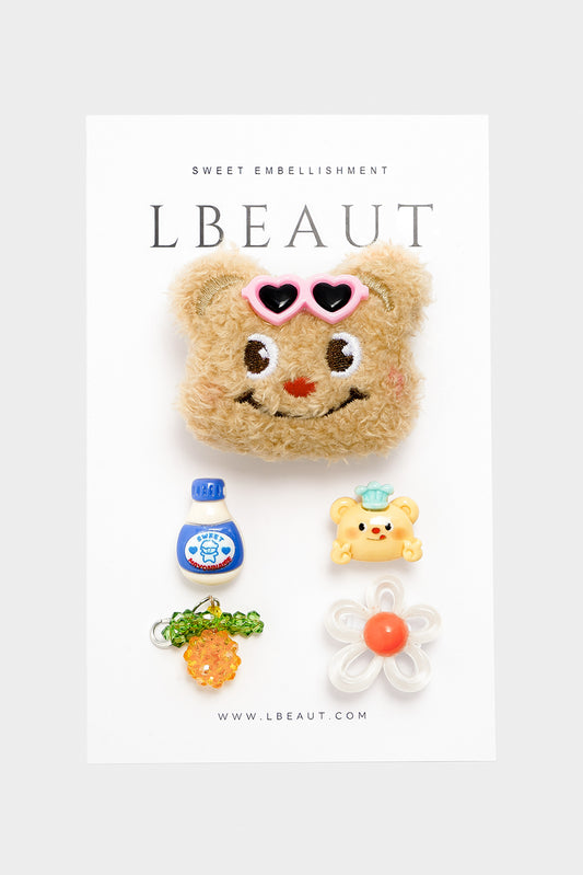 Sweet Bear Embellishment Pin Pack (6 PACKS)