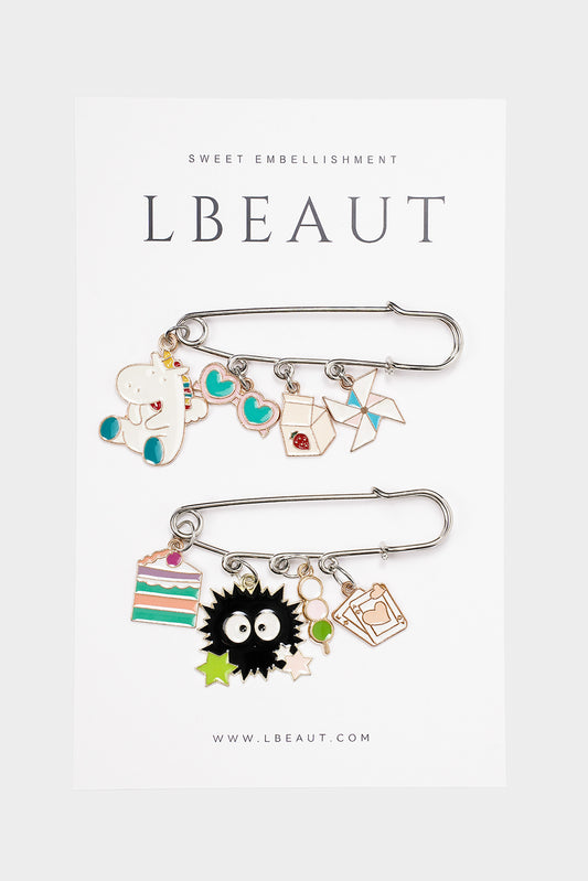 Whimsical Charm Pin Set (6 PACKS)